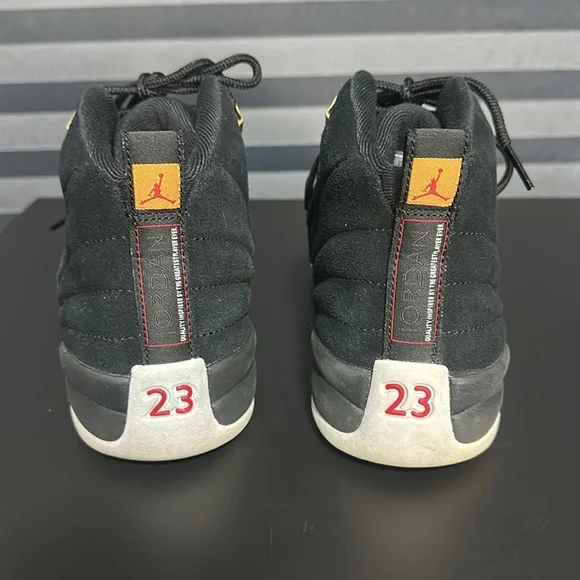 NIKE AIR JORDAN 12 RETRO REVERSE TAXI SNEAKERS